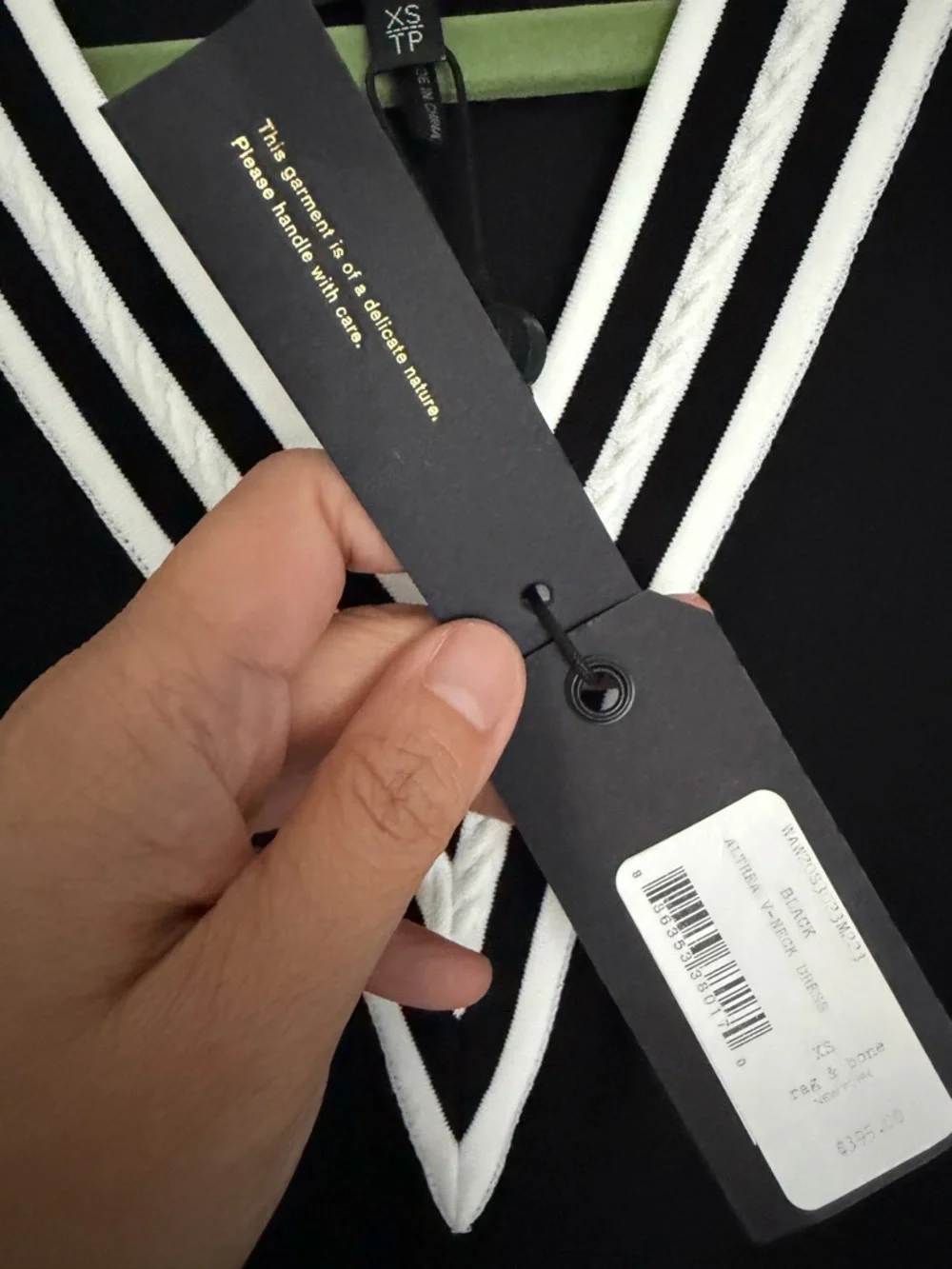 rag & bone Althea Stripe Trim Minidress - Picture 3 of 6